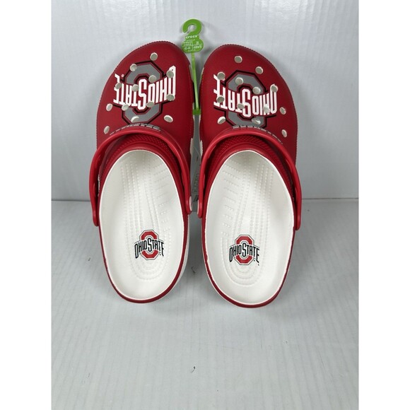 Crocs THE Ohio State Classic Clog Red Men’s Size 10 Brand New!